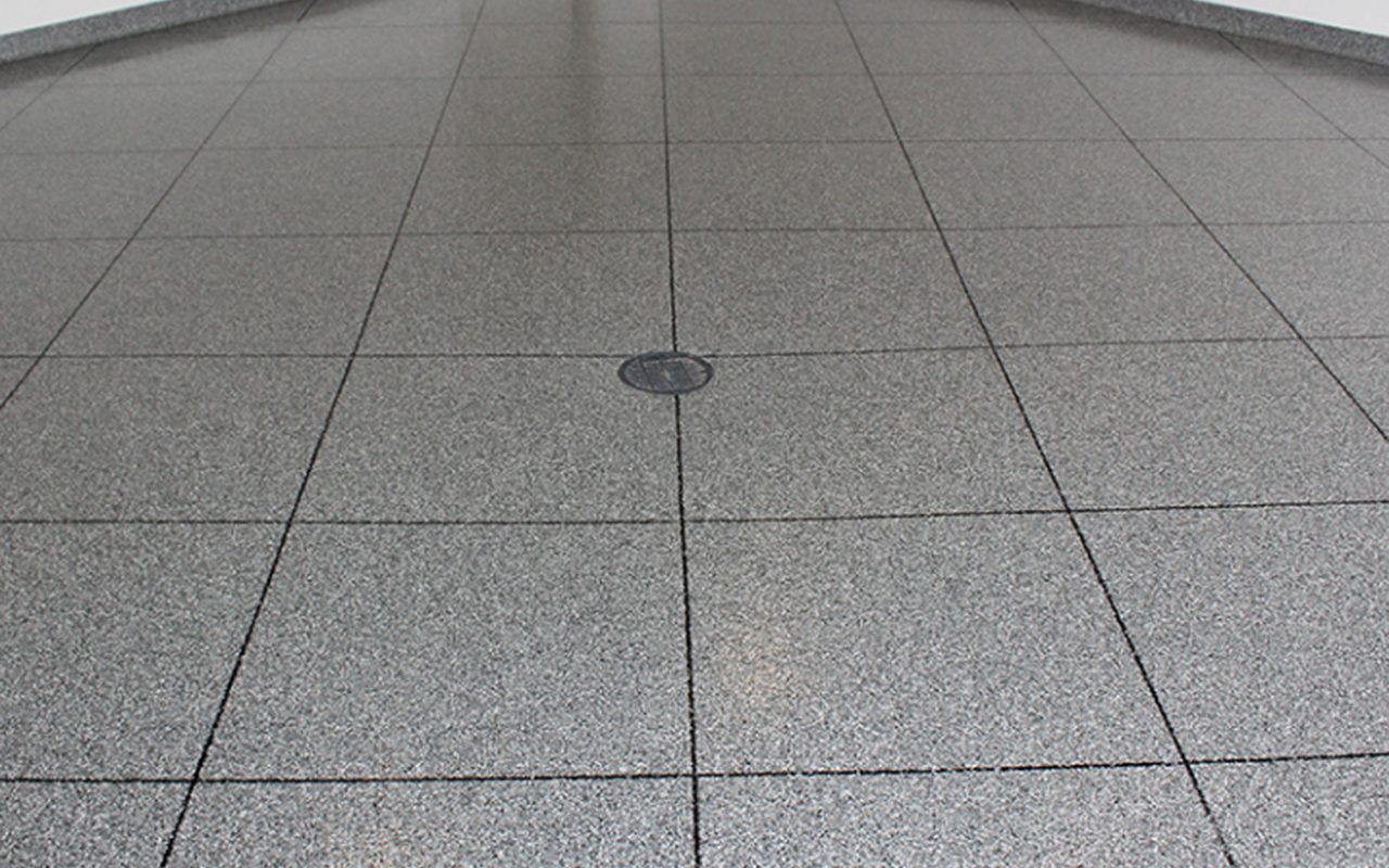 Bare concrete before coating